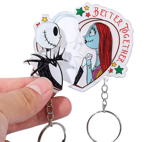 Porta llaves de amor en Halloween